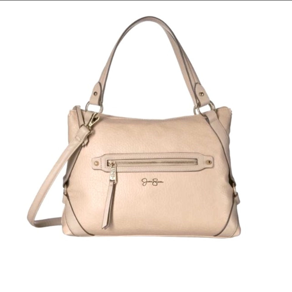 Jessica Simpson Wheat Purse Bag Satchel Jovia